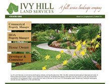 Tablet Screenshot of ivyhilllandservices.com